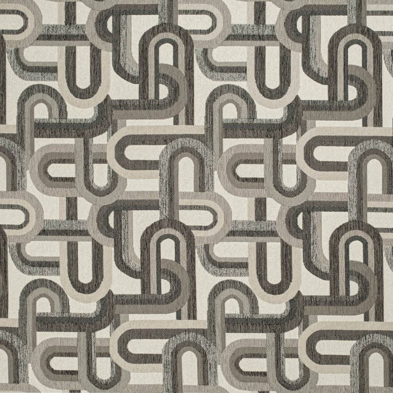Upholstery Fabric - Black Abstract & Geometric Upholstery Fabric 54 Inches"